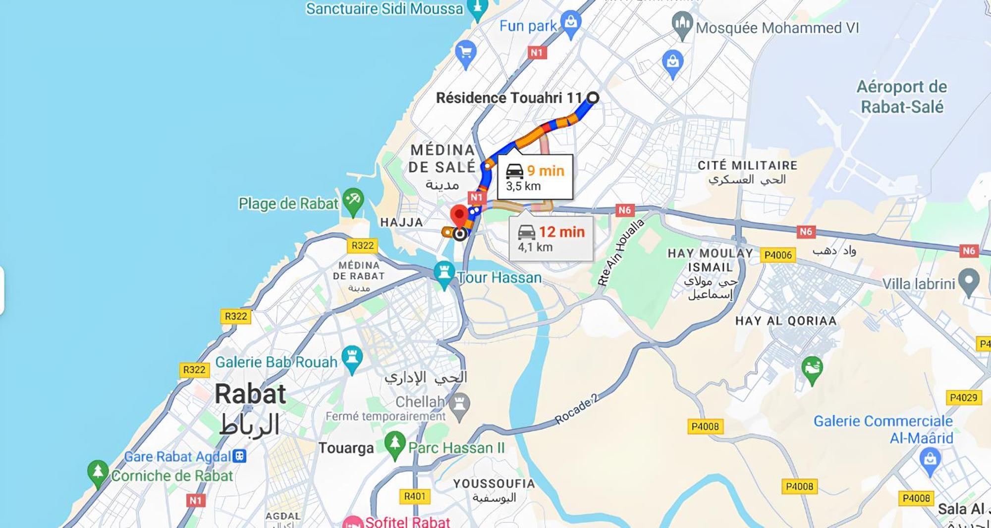 Confort Et Piscine, A 5 Min De Rabat Et Aeroport Salé Kültér fotó